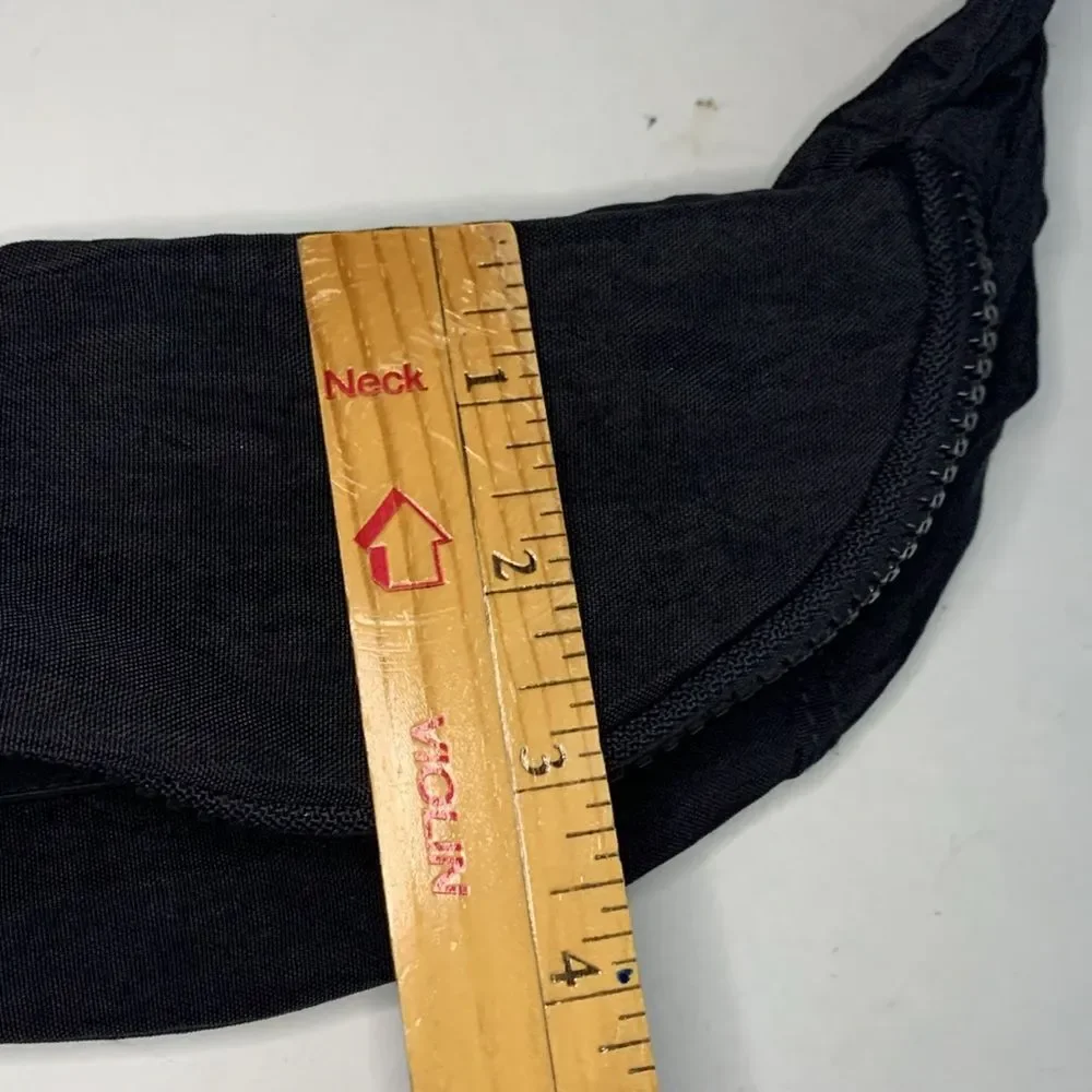 Woolrich Unisex Black Nylon Front Logo Fanny Pack Belt Bag